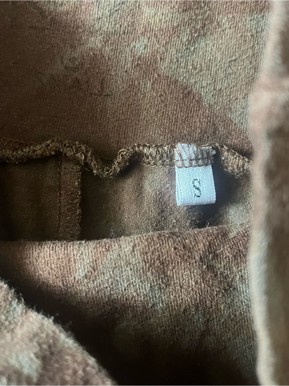 Calico Alchemy Organics hemp brown flare pants coffee marbled s small - Picture 5 of 5